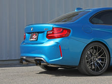 Load image into Gallery viewer, aFe Exhaust BMW M2 (2016-2018) 3" to 2.5" Mach Force-XP Series in 304 Stainless Steel w/ Quad Tips - Black Alternate Image
