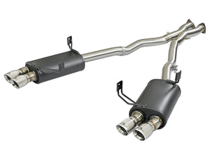 aFe Exhaust BMW Z4 M Coupe/Roadster (2006-2008) 2.5" Mach Force-XP Series in 304 Stainless Steel w/ Dual Tips