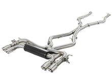 Load image into Gallery viewer, aFe Exhaust BMW X5M (2015-2018) X6M (2015-2019) 3" Mach Force-XP Series in 304 Stainless Steel w/ Quad Tips - Polished Alternate Image