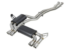 Load image into Gallery viewer, aFe Exhaust BMW M3 (2001-2006) 2.5" Mach Force-XP Series in 304 Stainless Steel w/ Quad Tips - Polished Alternate Image