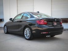 Load image into Gallery viewer, aFe Exhaust BMW 228i (2014-2016) 3" to 2.25" Mach Force-XP Series in 304 Stainless Steel w/ Dual Tips - Black Alternate Image