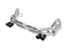 Load image into Gallery viewer, aFe Exhaust Porsche 911 Carrera/S (2012-2016) 4/4S (2013-2016) 3" to 2.5" Mach Force-XP Series in 304 Stainless Steel w/ Quad Tips - Black Alternate Image