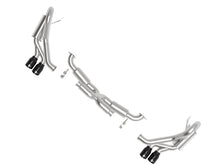 Load image into Gallery viewer, aFe Exhaust Porsche 911 Carrera/S (2012-2016) 4/4S (2013-2016) 3" to 2.5" Mach Force-XP Series in 304 Stainless Steel w/ Quad Tips - Black Alternate Image