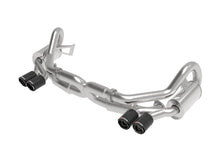 Load image into Gallery viewer, aFe Exhaust Porsche 911 Carrera/S (2012-2016) 4/4S (2013-2016) 3" to 2.5" Mach Force-XP Series in 304 Stainless Steel w/ Quad Tips - Carbon Fiber Alternate Image