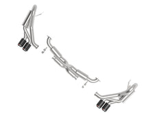 Load image into Gallery viewer, aFe Exhaust Porsche 911 Carrera/S (2012-2016) 4/4S (2013-2016) 3" to 2.5" Mach Force-XP Series in 304 Stainless Steel w/ Quad Tips - Black Alternate Image