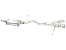 Load image into Gallery viewer, aFe Exhaust VW R32 (2008-2008) 2.5" Mach Force-XP Series in 304 Stainless Steel w/ Dual Tips - Black Alternate Image