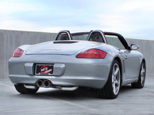 Load image into Gallery viewer, aFe Exhaust Porsche Boxster/S (2005-2008) Cayman/S (2006-2008) 2" to 2.5" Mach Force-XP Series in 304 Stainless Steel w/ Dual Tips - Default Title Alternate Image