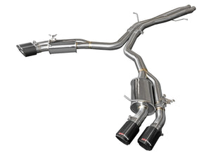 aFe Exhaust Audi RS5 (2018-2019) 3" to 2.5" Mach Force-XP Series in 304 Stainless Steel w/ Dual Tips