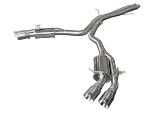 aFe Exhaust Audi RS5 (2018-2019) 3" to 2.5" Mach Force-XP Series in 304 Stainless Steel w/ Dual Tips