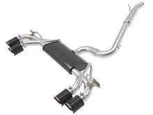 Load image into Gallery viewer, aFe Exhaust VW Golf R (2015-2019) 3" to 2.5" Mach Force-XP Series in 304 Stainless Steel w/ Dual Tips - Carbon Fiber Tips Alternate Image