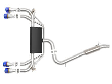 Load image into Gallery viewer, aFe Exhaust VW Golf R (2015-2019) 3" to 2.5" Mach Force-XP Series in 304 Stainless Steel w/ Dual Tips - Black Tips Alternate Image