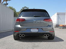 Load image into Gallery viewer, aFe Exhaust VW Golf R (2015-2019) 3" to 2.5" Mach Force-XP Series in 304 Stainless Steel w/ Dual Tips - Black Tips Alternate Image