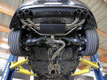 Load image into Gallery viewer, aFe Exhaust VW Golf R (2015-2019) 3" to 2.5" Mach Force-XP Series in 304 Stainless Steel w/ Dual Tips - Black Tips Alternate Image