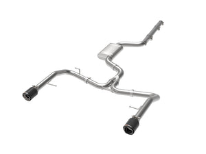 aFe Exhaust VW Jetta GLI (2019-2021) 3" to 2.5" Mach Force-XP Series in 304 Stainless Steel w/ Dual Tips