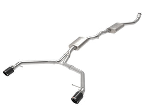 aFe Exhaust Audi Allroad (2013-2016) 3" to 2.5" Mach Force-XP Series in 304 Stainless Steel w/ Dual Tips