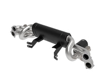 Load image into Gallery viewer, aFe Exhaust Porsche 718 Cayman GT4 (2020-2022) 2.25" to 2.5" Mach Force-XP Series in 304 Stainless Steel w/ Dual Tips - Black Tips Alternate Image