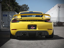 Load image into Gallery viewer, aFe Exhaust Porsche 718 Cayman GT4 (2020-2022) 2.25" to 2.5" Mach Force-XP Series in 304 Stainless Steel w/ Dual Tips - Black Tips Alternate Image