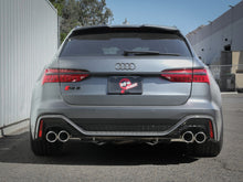 Load image into Gallery viewer, aFe Exhaust Audi RS6 Avant (2021-2022) 3&quot; to 2.5&quot; Mach Force-XP Series in 304 Stainless Steel w/ Quad Tips Alternate Image