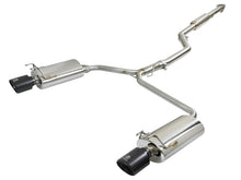 Load image into Gallery viewer, aFe Exhaust Honda Accord (2013-2017) 2.5" to Dual 1.75" Takeda Series in 304 Stainless Steel w/ Dual Tips - Black Tips Alternate Image