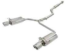 Load image into Gallery viewer, aFe Exhaust Honda Accord (2013-2017) 2.5" to Dual 1.75" Takeda Series in 304 Stainless Steel w/ Dual Tips - Polished Tips Alternate Image