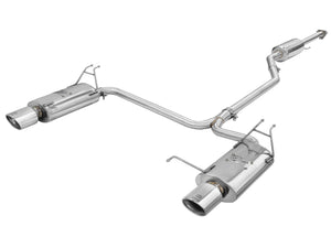 aFe Exhaust Honda Accord (2008-2012) 2.25" to 2" Takeda Series in 304 Stainless Steel w/ Dual Tips