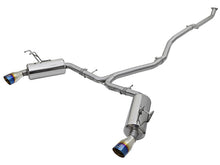 Load image into Gallery viewer, aFe Exhaust Honda Civic Sedan EX LX Touring (16-21) Takeda Catback in 304 Stainless w/ Dual Tips - Blue Flame Tips Alternate Image
