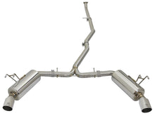 Load image into Gallery viewer, aFe Exhaust Honda Civic Sedan EX LX Touring (16-21) Takeda Catback in 304 Stainless w/ Dual Tips - Polished Tips Alternate Image