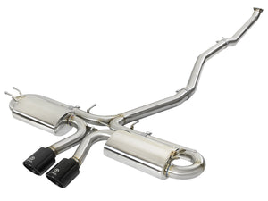 aFe Exhaust Honda Civic Si Coupe (2017-2020) 3" to 2.5" Takeda Series in 304 Stainless Steel w/ Dual Tips