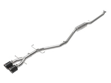 Load image into Gallery viewer, aFe Exhaust Honda Civic Si Coupe (2017-2020) 2.5" Takeda Series in 304 Stainless Steel w/ Dual Tips - Carbon Fiber Alternate Image