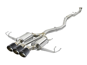aFe Exhaust Honda Civic Type R (2017-2021) 3" Takeda Series in 304 Stainless Steel w/ Tri-Tips