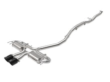 Load image into Gallery viewer, aFe Exhaust Honda Civic Hatchback (2017-2020) 3" to 2.5" Takeda Series in 304 Stainless Steel w/ Dual Tips - Black Alternate Image
