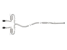 Load image into Gallery viewer, aFe Exhaust Honda Civic Hatchback (2017-2020) 3" to 2.5" Takeda Series in 304 Stainless Steel w/ Dual Tips - Black Alternate Image