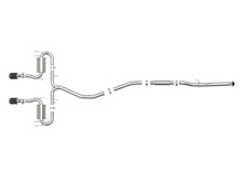 Load image into Gallery viewer, aFe Exhaust Honda Civic Hatchback (2017-2020) 3" to 2.5" Takeda Series in 304 Stainless Steel w/ Dual Tips - Black Alternate Image