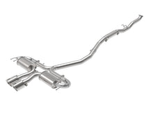 Load image into Gallery viewer, aFe Exhaust Honda Civic Hatchback (2017-2020) 3" to 2.5" Takeda Series in 304 Stainless Steel w/ Dual Tips - Polished Alternate Image