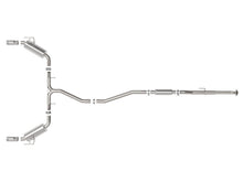 Load image into Gallery viewer, aFe Exhaust Honda Civic Sedan (2022-2023) 2.5" to 2.25" Takeda Stainless Steel Catback w/ Dual Tips - Polished Tips Alternate Image