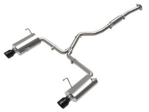 aFe Exhaust Subaru Forester XT (2014-2018) 2.5" to 2.25" Takeda Series in 304 Stainless Steel w/ Dual Tips