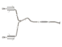 Load image into Gallery viewer, aFe Exhaust Subaru Forester XT (2014-2018) 2.5" to 2.25" Takeda Series in 304 Stainless Steel w/ Dual Tips - Black Alternate Image