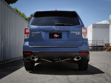 Load image into Gallery viewer, aFe Exhaust Subaru Forester XT (2014-2018) 2.5" to 2.25" Takeda Series in 304 Stainless Steel w/ Dual Tips - Black Alternate Image