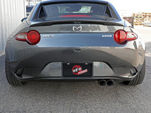 Load image into Gallery viewer, aFe Exhaust Mazda MX5 Miata (2016-2022) 2.5" to 2.25" Takeda Series in 304 Stainless Steel w/ Dual Tips - Black Dual Tips Alternate Image