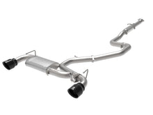 Load image into Gallery viewer, aFe Exhaust Hyundai Veloster N (2019-2020) 3" Takeda Series in 304 Stainless Steel w/ Dual Tips - Black Dual Tips Alternate Image