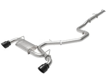 Load image into Gallery viewer, aFe Exhaust Hyundai Veloster N (2019-2020) 3" Takeda Series in 304 Stainless Steel for Non-Performance Package - Black Dual Tips Alternate Image