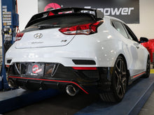 Load image into Gallery viewer, aFe Exhaust Hyundai Veloster N (2019-2020) 3" Takeda Series in 304 Stainless Steel for Non-Performance Package - Black Dual Tips Alternate Image