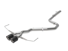 Load image into Gallery viewer, aFe Exhaust Hyundai Veloster (2019-2021) 3" to 2.5" Takeda Series in 304 Stainless Steel w/ Dual Tips - Carbon Fiber Alternate Image