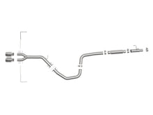 Load image into Gallery viewer, aFe Exhaust Hyundai Veloster (2019-2021) 3" to 2.5" Takeda Series in 304 Stainless Steel w/ Dual Tips - Black Alternate Image