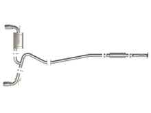 Load image into Gallery viewer, aFe Exhaust Hyundai Kona N (2022-2023) 3" Takeda Series in 304 Stainless Steel w/ Dual Tips - Black Alternate Image