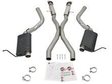 Load image into Gallery viewer, aFe Exhaust Jeep Cherokee SRT (2014-2021) SRT8 (2012-2013) 3" Mach Force-XP Series in 304/409 Stainless Steel w/ Dual Tips - 304SS w/ Mufflers Alternate Image