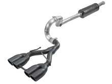 Load image into Gallery viewer, aFe Exhaust Jeep Wrangler JL 4-Door (2018-2022) 2.5" Rebel Series in 304 Stainless Steel w/ Quad Tips - Black Quad Tip Alternate Image