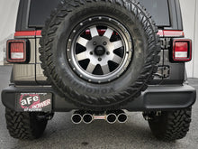Load image into Gallery viewer, aFe Exhaust Jeep Wrangler JL 4-Door (2018-2022) 2.5" Rebel Series in 304 Stainless Steel w/ Quad Tips - Black Quad Tip Alternate Image