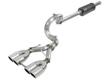 Load image into Gallery viewer, aFe Exhaust Jeep Wrangler JL (2018-2022) 2.5" Rebel Series in 304 Stainless Steel w/ Quad Tips - Polished Quad Tip Alternate Image