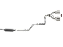 Load image into Gallery viewer, aFe Exhaust Jeep Wrangler JL (2018-2022) 2.5" Rebel Series in 304 Stainless Steel w/ Quad Tips - Black Quad Tip Alternate Image
